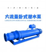大流量卧式潜水泵产品先容,大流量,耐磨,卧式